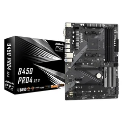 Motherboard ASRock B450 Pro4 R2.0 Socket AM4 ATX AMD B450
