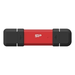 USB Stick 1TB Silicon Power DS72 Type-A / USB Type-C 3.2 Gen 2 (3.1 Gen 2) Red