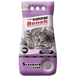 Άμμος Γάτας Super Benek Standard Lavender 10L Active