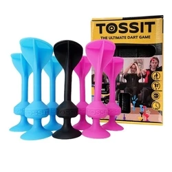 Βελάκια Dart game with silicone suction cups Tossit Starter Set – Blue and pink