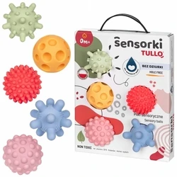 Βρεφικό Παιχνίδι Sensory balls without holes Tullo pastel, 5 pcs