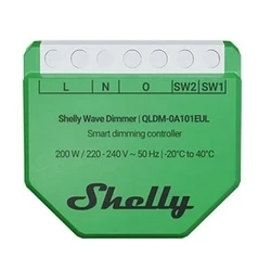 Ενδιάμεσος Διακόπτης Shelly Wave Dimmer EU LR Smart Dimming Controller Green
