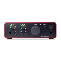Επαγγελματική Κάρτα Ήχου Focusrite Scarlett Solo 4th Gen - 2-channel audio interface