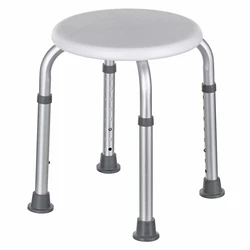 Κάθισμα Μπάνιου Round aluminium shower stool