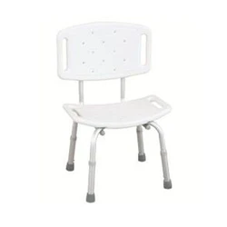 Κάθισμα Μπάνιου WILSON RF-820 Reha Fund White shower stool with cut-out and backrest