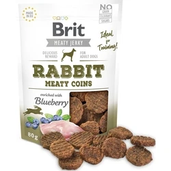 Λιχουδιές/Σνακ Σκύλων Brit Jerky Rabbit Meaty Coins - Rabbit - dog snack - 80 g