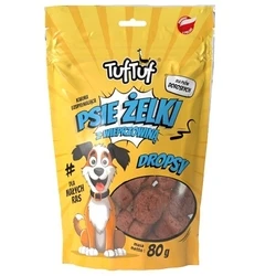Λιχουδιές/Σνακ Σκύλων Tuf Tuf Dog gummies - pork drops 80g