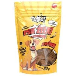 Λιχουδιές/Σνακ Σκύλων Tuf Tuf Psie żelki - beef fudge 80g