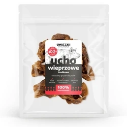 Λιχουδιές/Σνακ Σκύλων Uniszki Middle pig ear - treat for dogs - 200 g