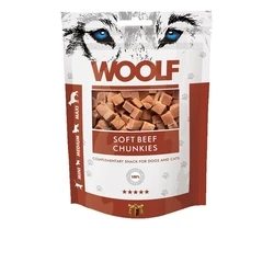 Λιχουδιές/Σνακ Σκύλων Woolf Soft Beef chunkies - dog and cat treat - 100g