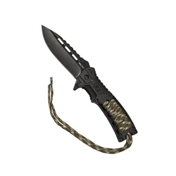 Μαχαίρι Mil-Tec Paracord folding knife with flintlock - Camo