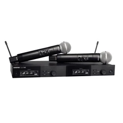 Μικρόφωνο Shure SLXD24DE/SM58-G59 - dual digital wireless with two transmitters/handhelds (470 - 514 MHz)