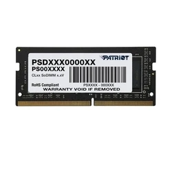 Μνήμη RAM Φορητού DDR4 8GB Patriot SO-DIMM 3200MHz 512Mx8
