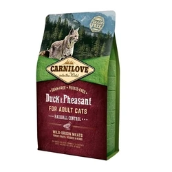 Ξηρά Τροφή Γάτας Carnilove Cat Hairball Control Duck and pheasant 2kg