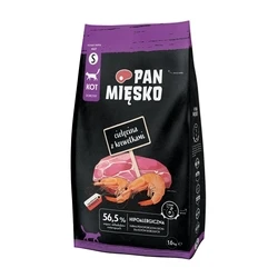 Ξηρά Τροφή Γάτας Pan Miesko Veal with shrimps S 1,6kg