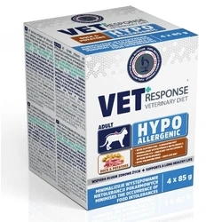 Ξηρά Τροφή Γάτας Vet Response Hypoallergenic Duck 4x85g
