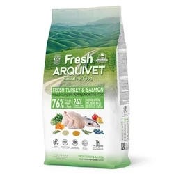 Ξηρά Τροφή Σκύλων Arquivet Fresh Puppy Turkey and Salmon - semi-moist dog food - 10kg