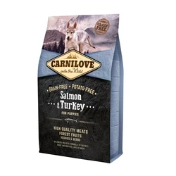 Ξηρά Τροφή Σκύλων Carnilove Salmon and turkey for puppies 4kg