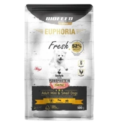 Ξηρά Τροφή Σκύλων EUPHORIA Fresh Adult Monoprotein Turkey XS/S 500g