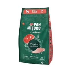 Ξηρά Τροφή Σκύλων Pan Miesko with Herbs Beef with Rabbit M 3kg
