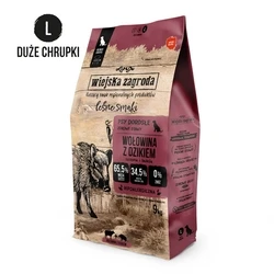 Ξηρά Τροφή Σκύλων Wiejska Zagroda Beef with Wild Boar L – dry dog food – 9kg