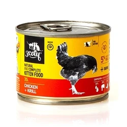 Υγρή Τροφή Γάτας 3coty 35. Chicken and krill (kitten) 180g