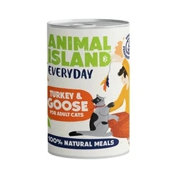 Υγρή Τροφή Γάτας Animal Island Everyday Turkey and goose 400g