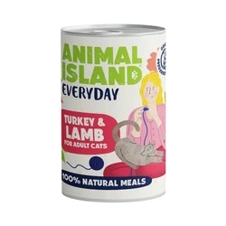 Υγρή Τροφή Γάτας Animal Island Everyday Turkey and lamb 400g