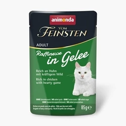 Υγρή Τροφή Γάτας Animonda Vom Feinsten Adult Raffinesse in Jelly rich in Chicken with Game 85 g