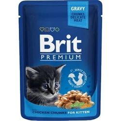 Υγρή Τροφή Γάτας Brit Premium Cat Kitten Chicken 100g