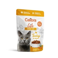 Υγρή Τροφή Γάτας Calibra Cat Life Adult Turkey in gravy 85g