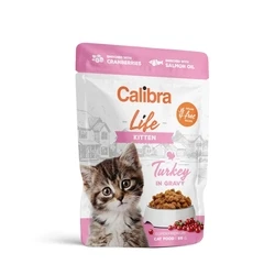 Υγρή Τροφή Γάτας Calibra Cat Life Kitten Turkey in gravy 85g