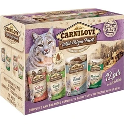Υγρή Τροφή Γάτας Carnilove Cat Wild Origin Fillets 12x85g