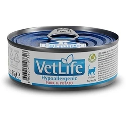 Υγρή Τροφή Γάτας Farmina Vet Life Hypoallergenic Pork & Potato 85 g