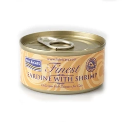 Υγρή Τροφή Γάτας Fish4Cats Sardine with shrimp 70g