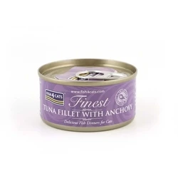 Υγρή Τροφή Γάτας Fish4Cats Tuna fillet with anchovy 70g
