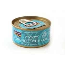 Υγρή Τροφή Γάτας Fish4Cats Tuna fillet with crab 70g