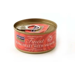 Υγρή Τροφή Γάτας Fish4Cats Tuna fillet with salmon 70g