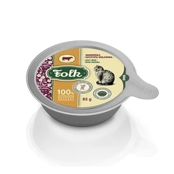Υγρή Τροφή Γάτας Folk Juicy beef from Warmia 85g