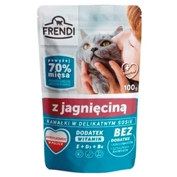 Υγρή Τροφή Γάτας Frendi Pieces in lamb sauce 100 g