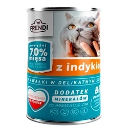 Υγρή Τροφή Γάτας Frendi with Turkey chunks in delicate sauce 400g