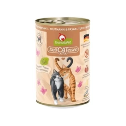 Υγρή Τροφή Γάτας Granata Pet DeliCatessen Turkey & Pheasant – wet cat food 400 g
