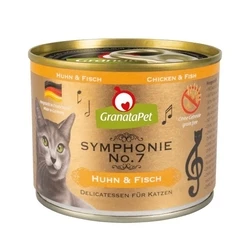 Υγρή Τροφή Γάτας Granata Pet Symphonie No.7 Chicken and fish 200g