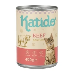 Υγρή Τροφή Γάτας Katido Beef 400g