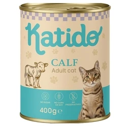 Υγρή Τροφή Γάτας Katido Calf 400g