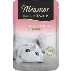 Υγρή Τροφή Γάτας Miamor Ragout Royale Chicken and salmon in sauce 100g