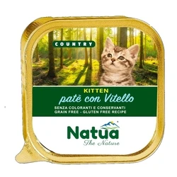 Υγρή Τροφή Γάτας Natua Country Kitten Veal 100g