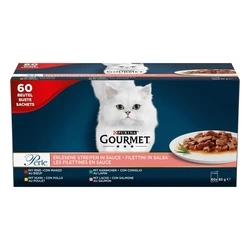 Υγρή Τροφή Γάτας Purina Gourmet Perle Mix 60x85 g