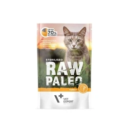 Υγρή Τροφή Γάτας Raw Paleo Adult Cat Sterilised Turkey 100 g