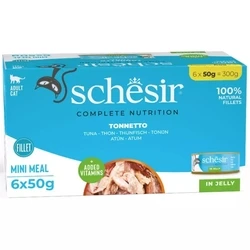 Υγρή Τροφή Γάτας Schesir Tuna in jelly 6x50g